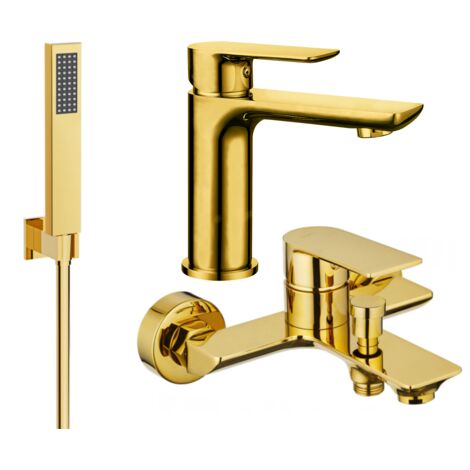 Mexen Alfa R02 set da bagno, oro - 745703R02-50