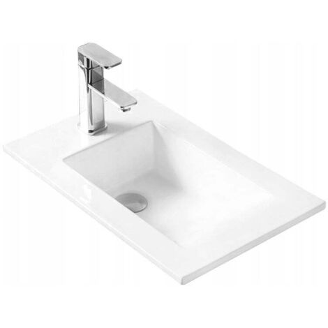 Mexen Alir lavabo encastrado en el mostrador 34 x 55 cm, blanco - 25503400