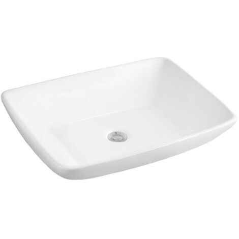 Mexen Ana lavabo da appoggio 59 x 44 cm, bianco - 21095900