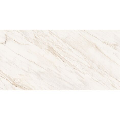 Mexen Angelo White grès émaillé rect. G1, carreau sol-mur 120 x 60 cm, brillant - TL156-120-060-00