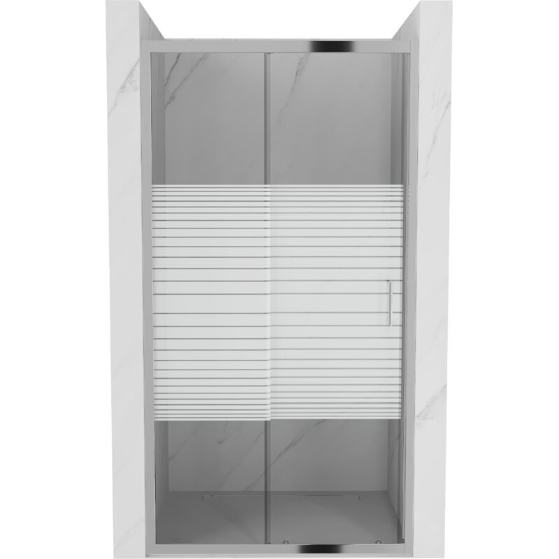 Mexen Apia Porta Doccia Scorrevole 90 Cm, Fasce, Cromo 845 090 000 ...