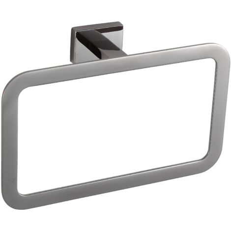 Mexen Arno Handtuchhalter, schwarzes Chrom - 7020732-73