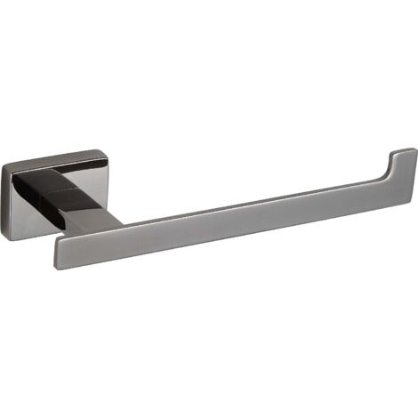 Mexen Arno soporte para papel higi茅nico, cromo negro - 70207333-73