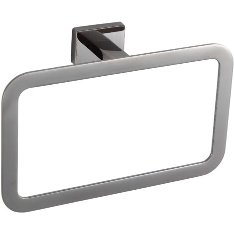 Mexen Arno toallero, cromo negro - 7020732-73
