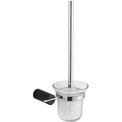 Mexen Aron Brosse à WC, Noir/Chrome - 7088150-07