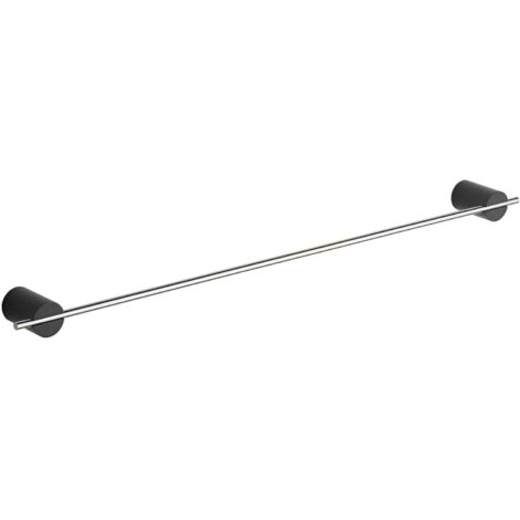 Mexen Aron toallero, negro/cromo - 7088124-07