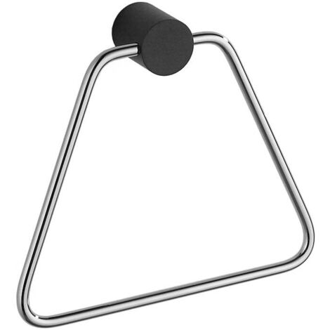 Mexen Aron toallero, negro/cromo - 7088132-07