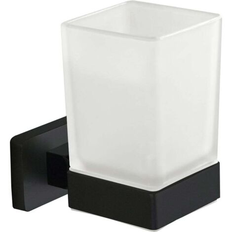 Mexen Asis bicchiere per spazzolini, nero - 7017638-70