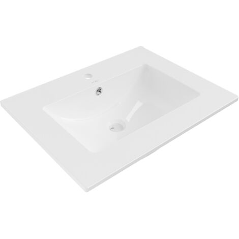 Mexen Atena lavabo empotrado en encimera 61 x 46 cm, blanco - 25016000