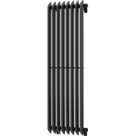 Mexen Atlanta Design-Heizkörper 1200 x 405 mm, 646 W, Schwarz - W211-1200-405-00-70