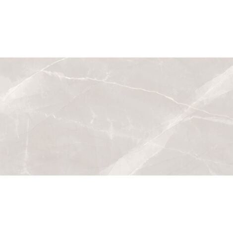 Mexen Atlas Bianco gres esmaltado rect. G1, azulejo para piso y pared 120 x 60 cm, brillo - TL162-120-060-00