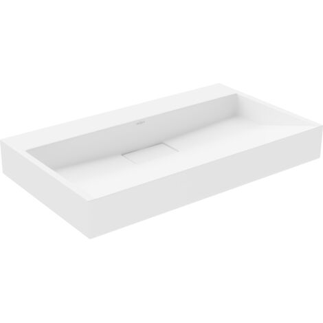 Mexen Ava lavabo da appoggio in conglomerato B/O 80 x 46 cm, bianco - 23018000