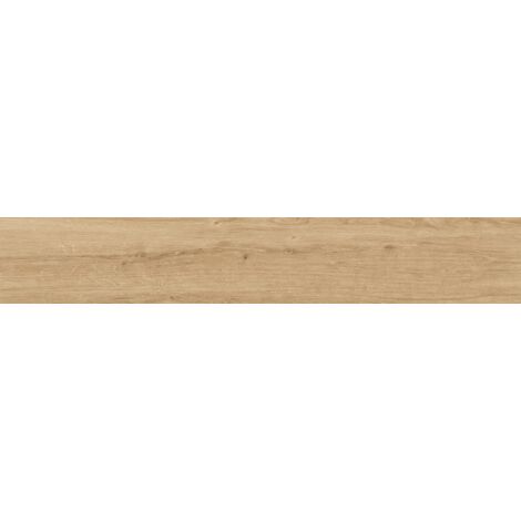 Mexen Avocado Grès beige émaillé rectifié G1, carreau effet bois pour sol et mur 120 x 20 cm, mat - TL601-120-020-01