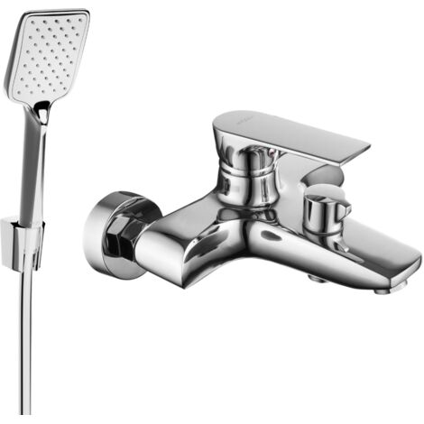 Mexen Axel R62 mitigeur baignoire avec ensemble douche, chrome - 7383R62-00