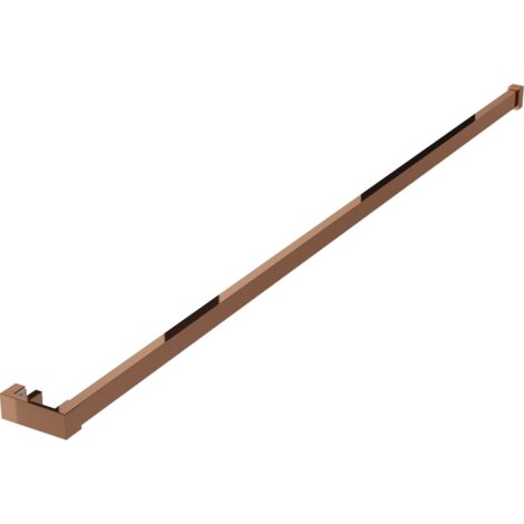Mexen barra para toallas para mampara de ducha, oro rosa - 800-06-60