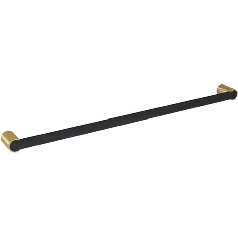 Mexen Base appendiabiti per asciugamano, nero/oro - 7088224-57