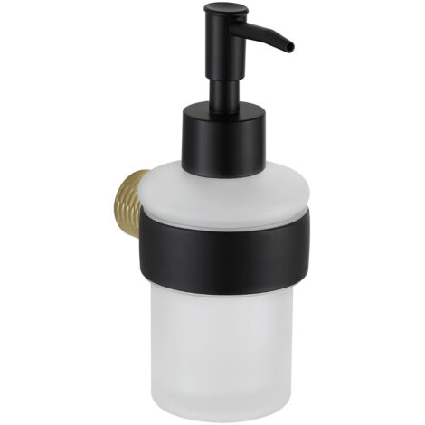 Mexen Base distributeur de savon, Noir/Or - 70882388-57
