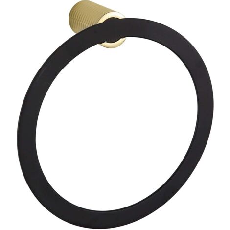 Mexen Base toallero, negro/oro - 7088232-57