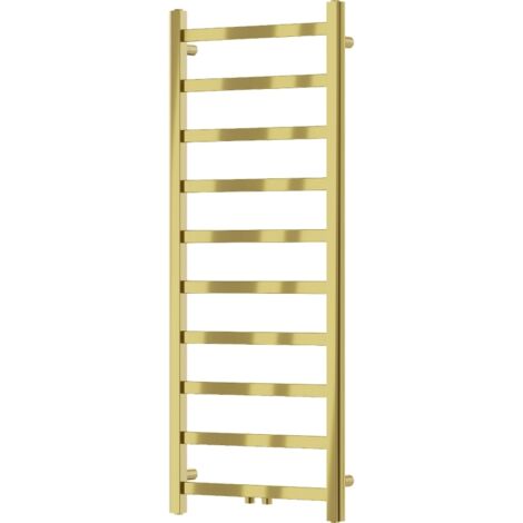 Mexen Bolt radiador de ba帽o 1200 x 500 mm, 251 W, dorado - W126-1200-500-00-50