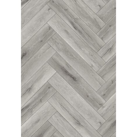 Mexen Boone panneaux vinyle chevrons 635 x 127 mm SPC 6,5 mm sous-couche 1,5 mm, 4 V-Fuge, Chêne - F1192-0635-127-505-4V1-01