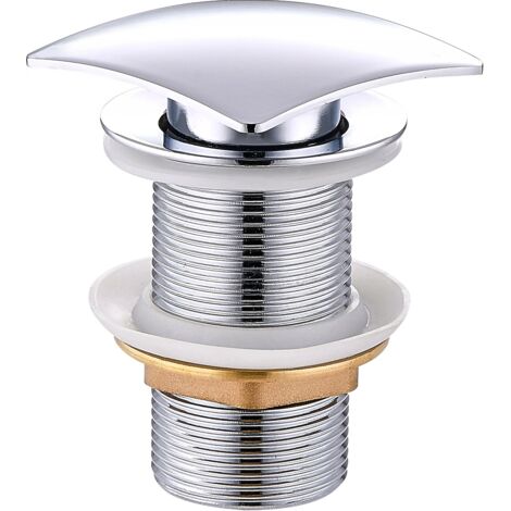 Mexen bouchon carré click-clack, Chrome - 79916-00