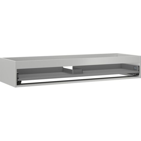 Mexen Box-A carcasa del mueble de lavabo 140 cm, 1 caj贸n, gris mate - 91AX0-1400-235-1-62