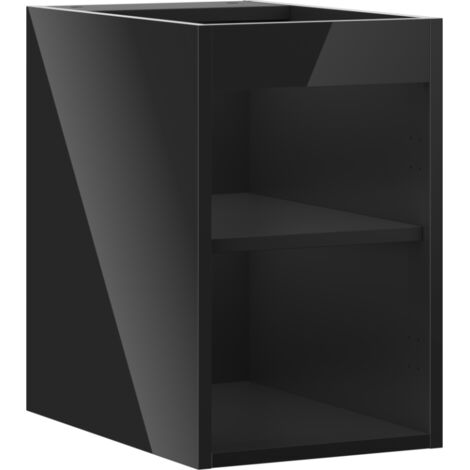 Mexen Box-A corpo dell'armadietto sotto lavabo 30 cm, nero lucido - 91AX1-0300-470-1-70