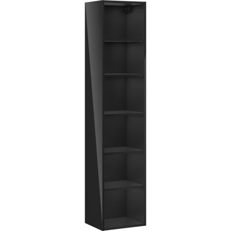 Mexen Box-A corps de colonne de salle de bain 35 cm, noir brillant - 91AX1-1600-300-1-70