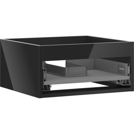 Mexen Box-A corps de meuble sous-lavabo 50 cm, 1 tiroir, noir brillant - 91AX0-0500-235-1-70