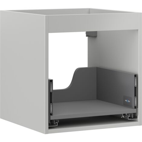 Mexen Box-A corps de meuble sous-vasque 45 cm, 1 tiroir, gris mat - 91AX0-0450-470-1-62