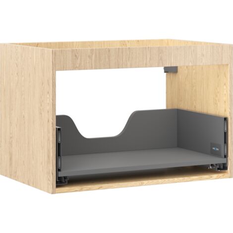 Mexen Box-A cuerpo de mueble bajo lavabo 70 cm, 1 caj贸n, roble - 91AX0-0700-470-1-81