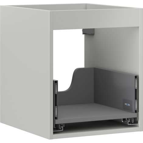 Mexen Box-A cuerpo del mueble bajo lavabo 40 cm, 1 caj贸n, gris mate - 91AX0-0400-470-1-62