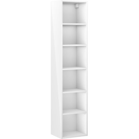 Mexen Box-A Korpus des Badezimmerhochschranks 35 cm, weiß glänzend - 91AX1-1600-300-1-00