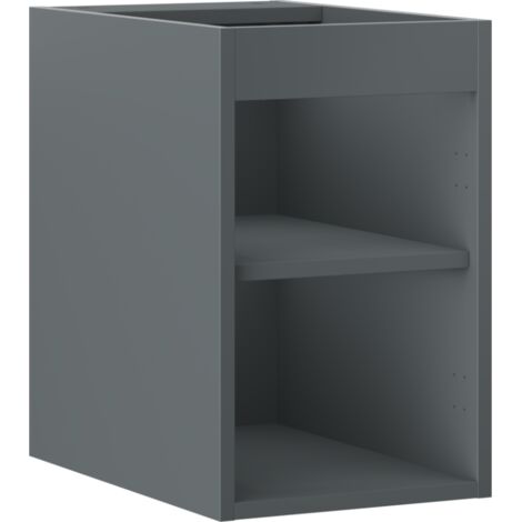 Mexen Box-A Korpus des Waschbeckenunterschranks 30 cm, Mattgrau - 91AX1-0300-470-1-66