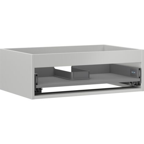 Mexen Box-A Korpus für Waschbeckenunterschrank 70 cm, 1 Schublade, Grau matt - 91AX0-0700-235-1-62