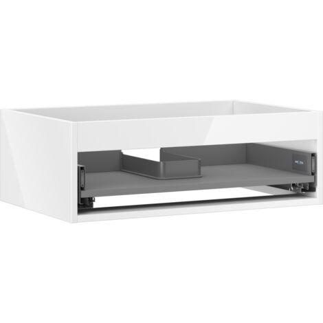 Mexen Box-A mueble bajo lavabo 70 cm, 1 caj贸n, blanco brillo - 91AX0-0700-235-1-00