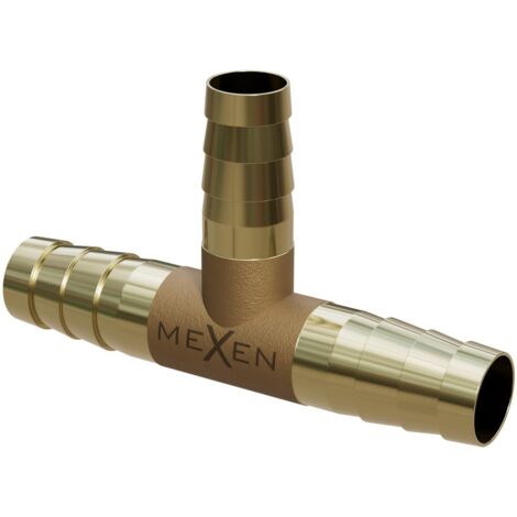 Mexen BRASS T-Stück Messing 8 x 8 x 8 mm - W97428-080808