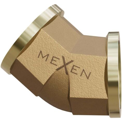 Mexen BRASS Winkel 45° Messing 1/2 AG x 1/2 AG - W97424-1212