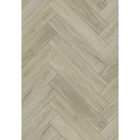 Mexen Bryce Canyon panneaux vinyles chevrons 635 x 127 mm SPC 6,5 mm sous-couche 1,5 mm, 4 V-Joint, Chêne