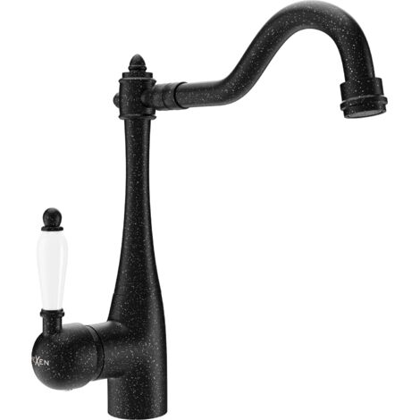 Mexen Carla grifo de cocina, negro moteado - 670700-76