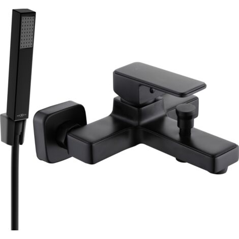 Mexen Cetus R77 rubinetteria da bagno con set doccia, nero - 74433R77-70