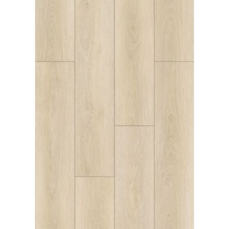 Mexen Charlotte échantillon de panneaux en vinyle 1240 x 182 mm SPC 6,5 mm, sous-couche IXPE 1,5 mm, 4 V-Fuga, Chêne - F1055-S