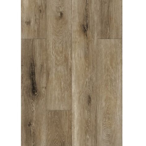 Mexen Clermont Muster für Vinylbodenpaneele 1240 x 182 mm SPC 6,5 mm, IXPE Unterlage 1,5 mm, 4-seitige V-Fuge, Eiche - F1053-S