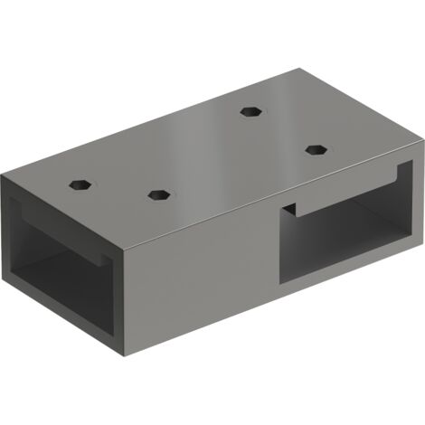 Mexen conector T para soportes de pared, gun metal - 800-09-95