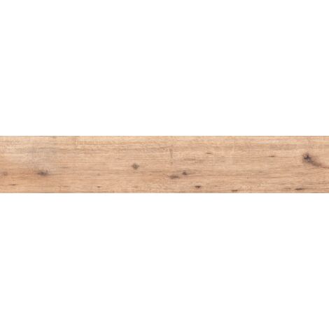 Mexen Cristopher Honey grès émaillé rectifié G1, carreau effet bois sol-mur 120 x 20 cm, carving - TL612-120-020-04