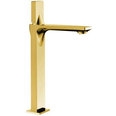 Mexen Crux hohe Waschtischarmatur, Gold - 744410-50