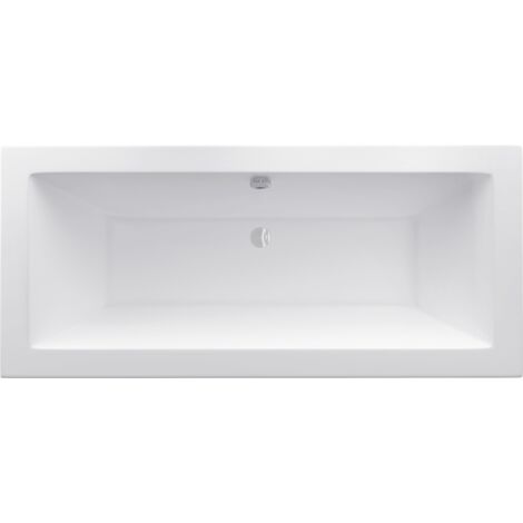 Mexen Cube ba帽era rectangular 180 x 90 cm, blanca - 55051809000