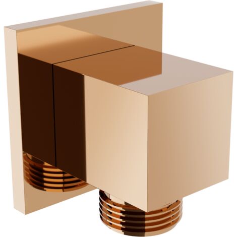 Mexen Cube conexi贸n angular, oro rosa - 79340-60