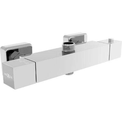 Mexen Cube grifo de ducha termost谩tico, cromo - 77250-00