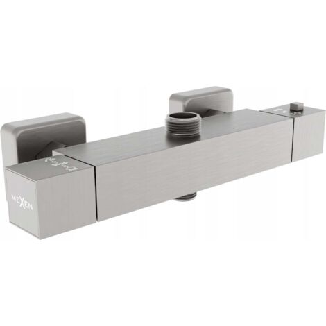 Mexen Cube miscelatore termostatico per doccia, grafite - 77250-66